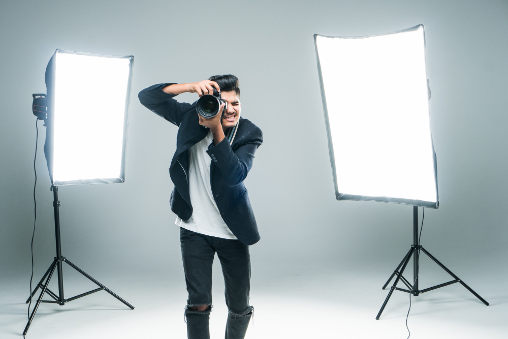 person taking photoshot